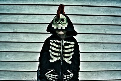 Close-up of wooden door