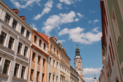 Low angle view of building against sky