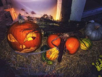 Close-up of pumpkin pumpkins