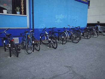 Cars parked in parking lot