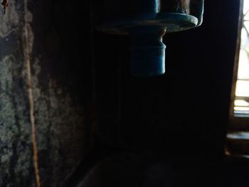 Close-up of old metal door