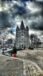 View of church against cloudy sky