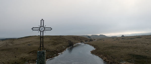 Scenic view of landscape against sky