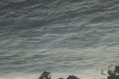 Low angle view of clouds in sky