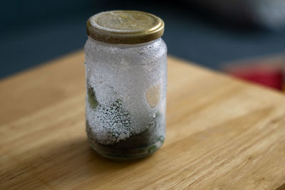 Close-up of drink on table