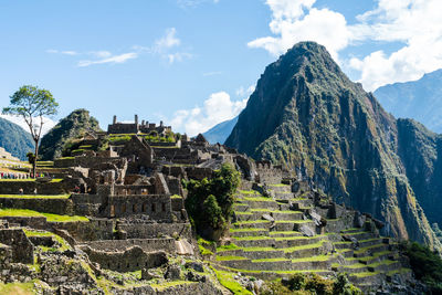 Machu picchu and huayna picchu