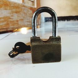 Old lock and key