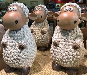 Close-up of figurine sculpture