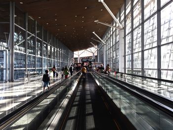 View of underground walkway