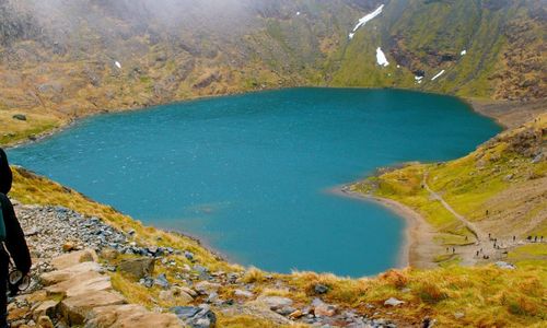 Scenic view of lake