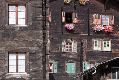 Low angle view of old building