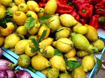 Full frame shot of food for sale