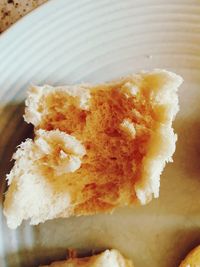 Close-up of dessert in plate on table