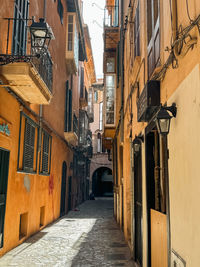 Street amidst buildings in city