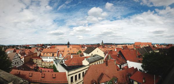 Houses against sky