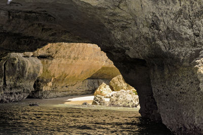 Rock formations on sea