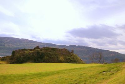 Scenic view of landscape against sky