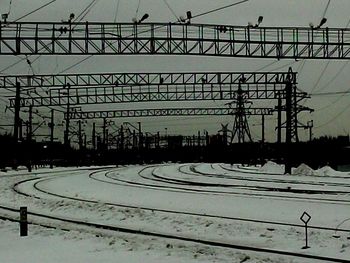 Close-up of power lines