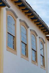 Low angle view of building against sky