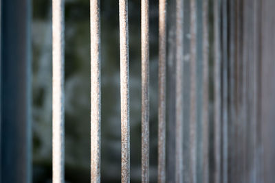 Full frame shot of metal fence