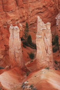 Close-up of rock formation