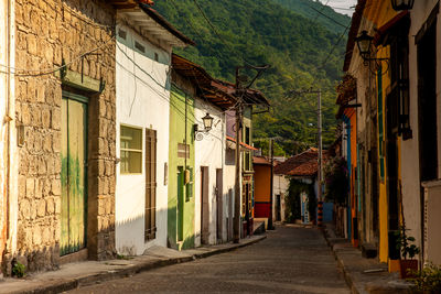 Beautiful antique streets of the heritage town of honda in colombia