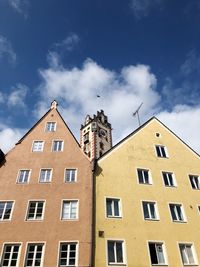 Low angle view of building against sky