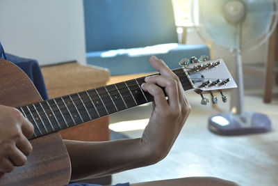 Man playing guitar