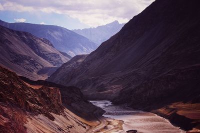 Scenic view of mountains