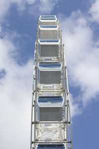 Low angle view of tower against sky