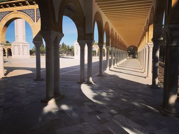 Corridor of historic building