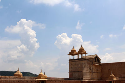 Low angle view of building against sky