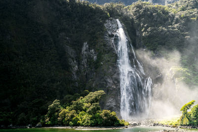 View of waterfall