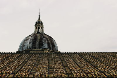 Low angle view of temple against sky