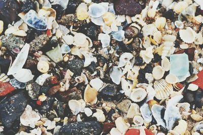 Stones on pebbles