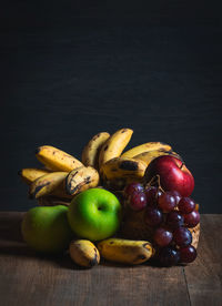 Close-up of apples on table