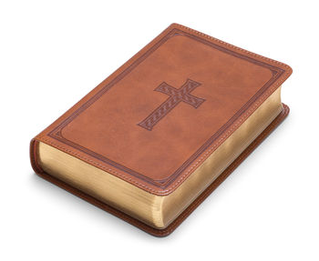 High angle view of text on book against white background
