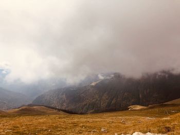 Scenic view of landscape against sky