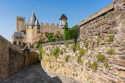 View of historic building against sky