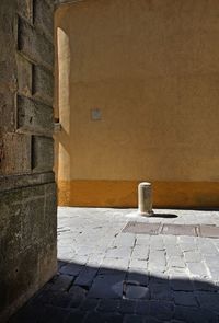 Stone wall of old building