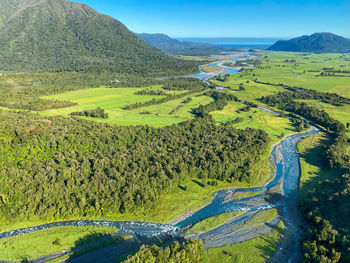 Scenic view of agricultural field