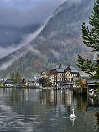 Street in the old mountain village