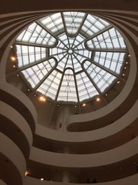 Low angle view of ceiling