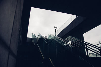 Low angle view of buildings against sky