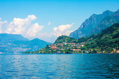 At lake iseo.