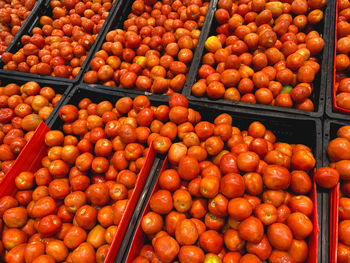 Full frame shot of fruits for sale at market stall