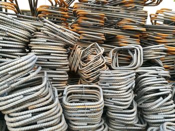Full frame shot of ropes