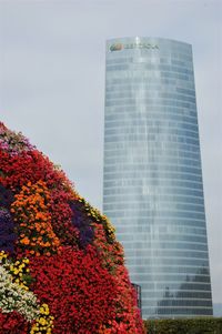 Low angle view of building against sky