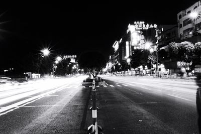 City street at night