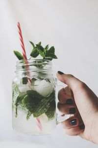Midsection of person holding ice cream
